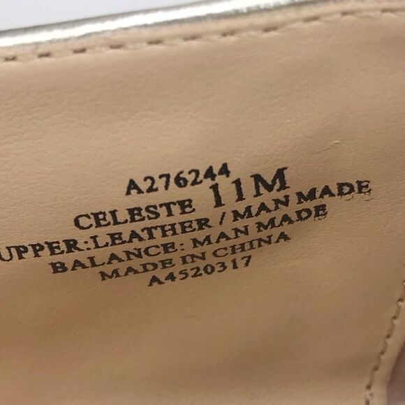 C Wonder Creamy Taupe Suede Leather Be Happy Embroidered Ballet Slipper Flats - Picture 16 of 16